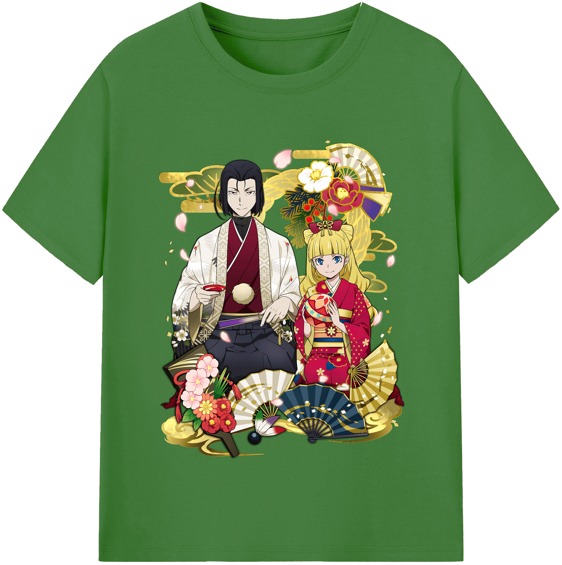 （画像用） 文豪ストレイドッグス Bungo Stray Dogs レディースカジュアルプリントTシャツ（綿100％）